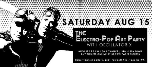 Electro Pop Art Party - Tacoma WA 2009